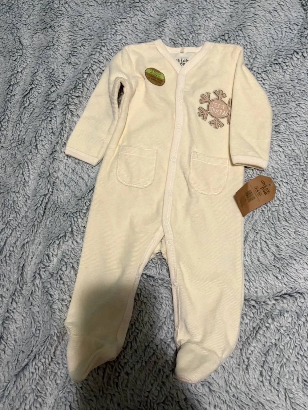 Little Lad Green Gingham Button Baby Romper with Tan Shorts & Cap 0-3 M